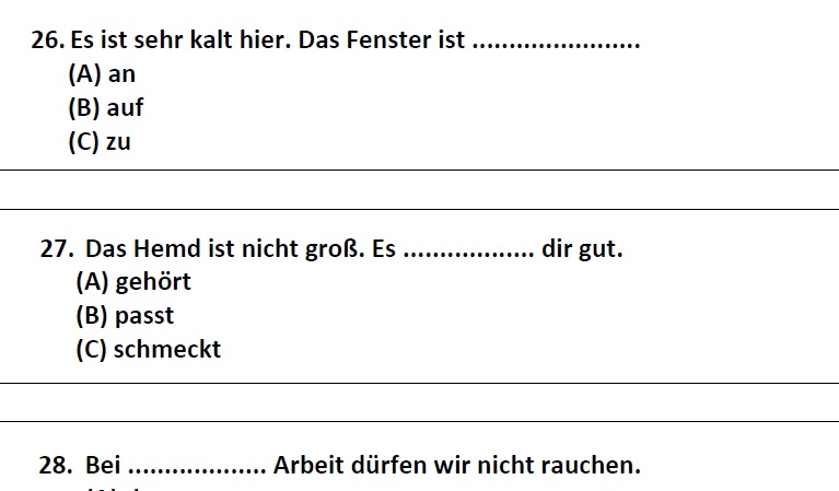 النموذج الاسترشادى السابع فى اللغة الألمانية بنظام البوكليت للصف الثالث الثانوى