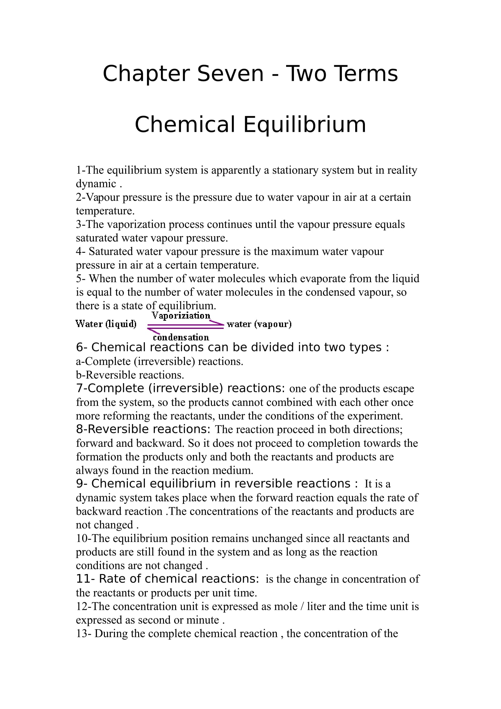 شرح وافى ل Chapter 7 فى Chemistry للصف الثالث الثانوى اللغات
